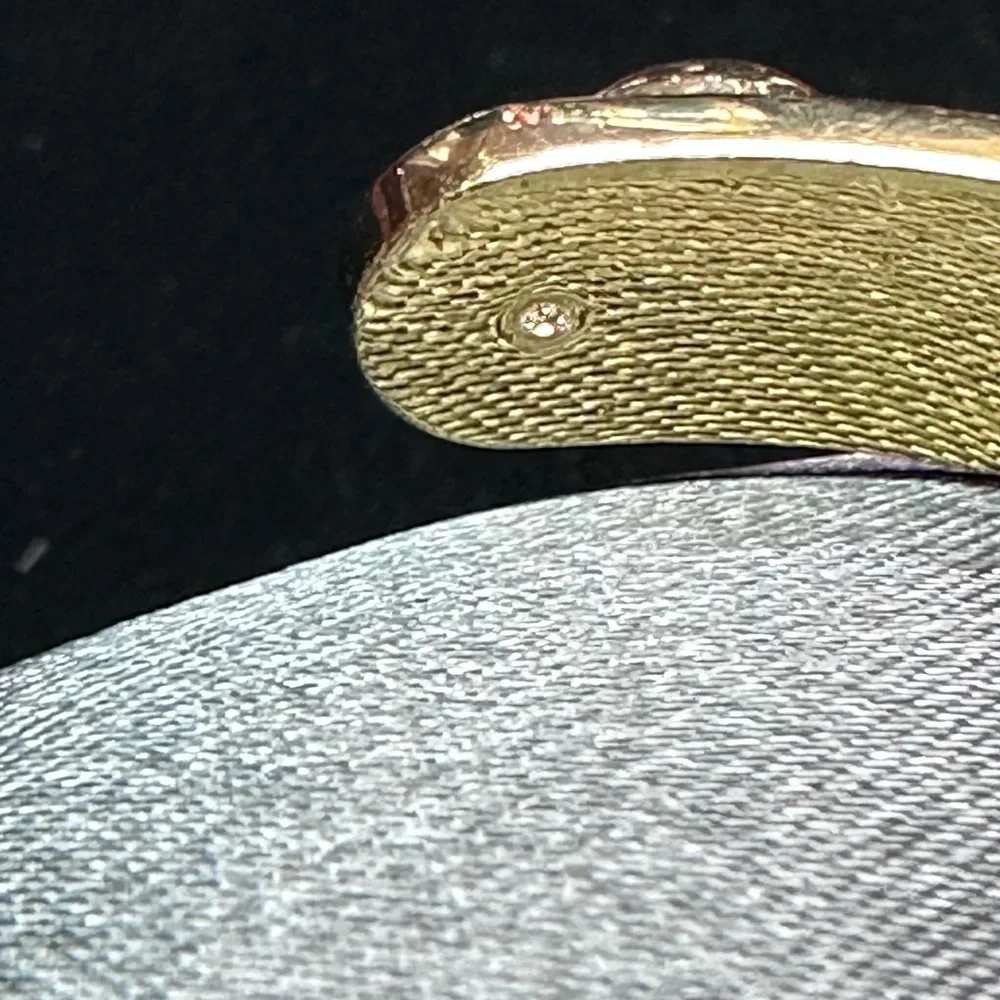 Kate Spade - Tag Along Cuff Bracelet, gold with blue cabochons